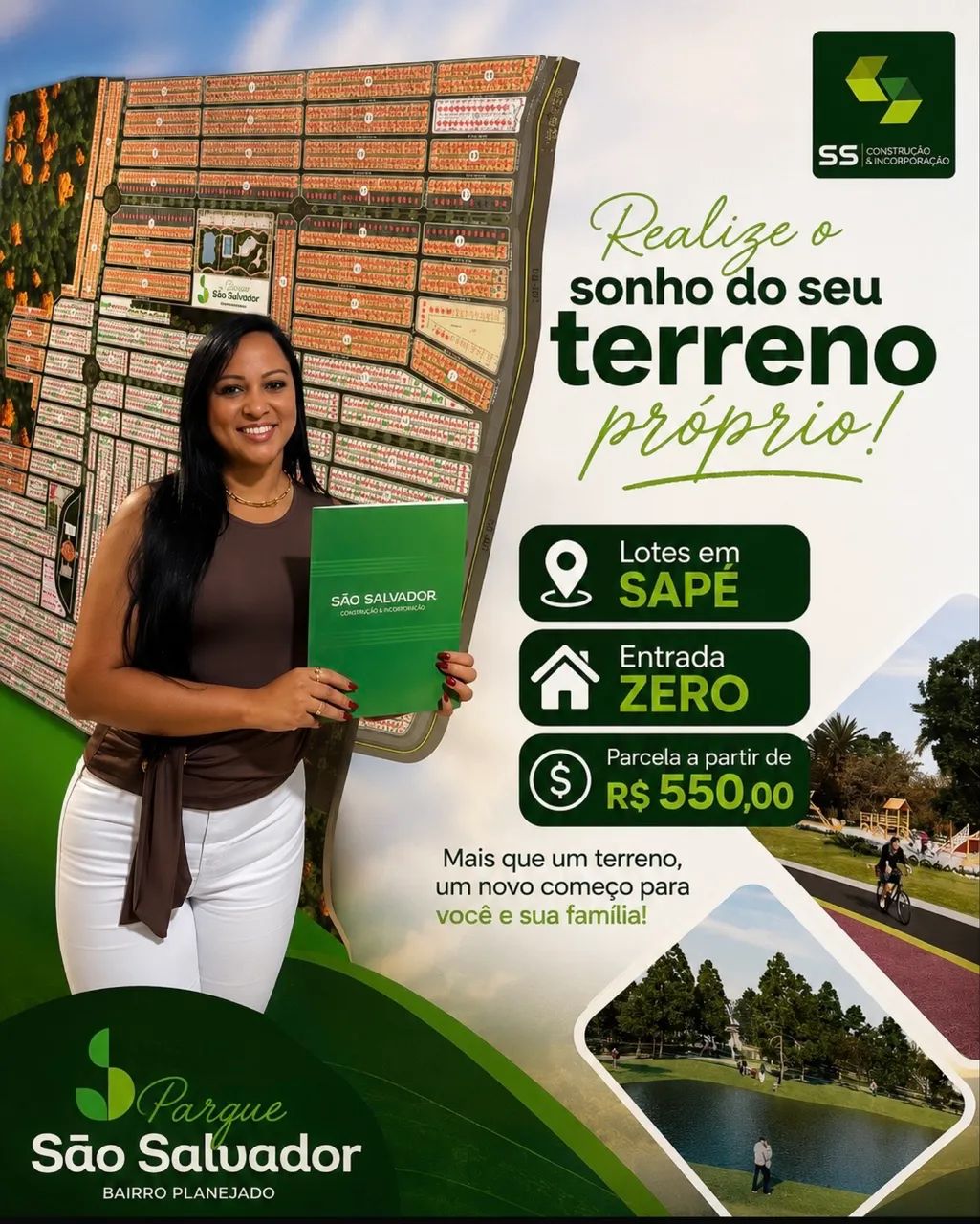 Lote de terreno em SAPÉ-PB, Zero Entrada