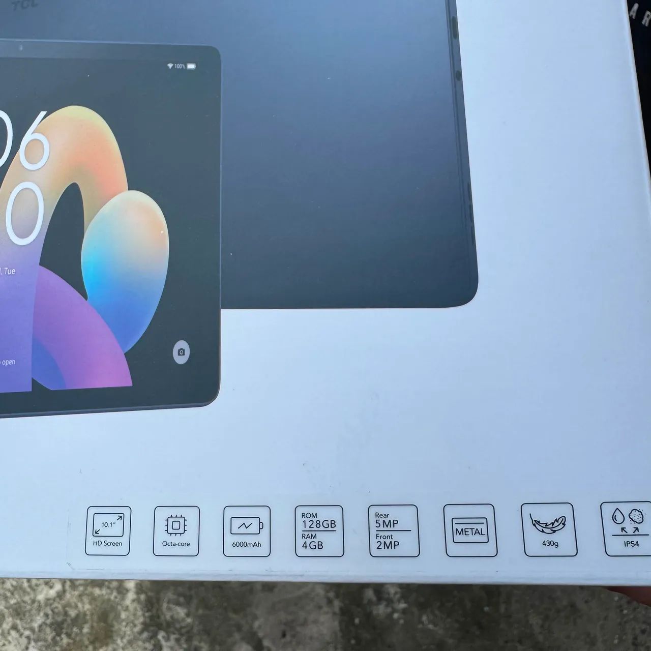 TABLET TCL LACRADO 128 GIGAS + 4 RAM COM CAPA, AZUL - Foto 3