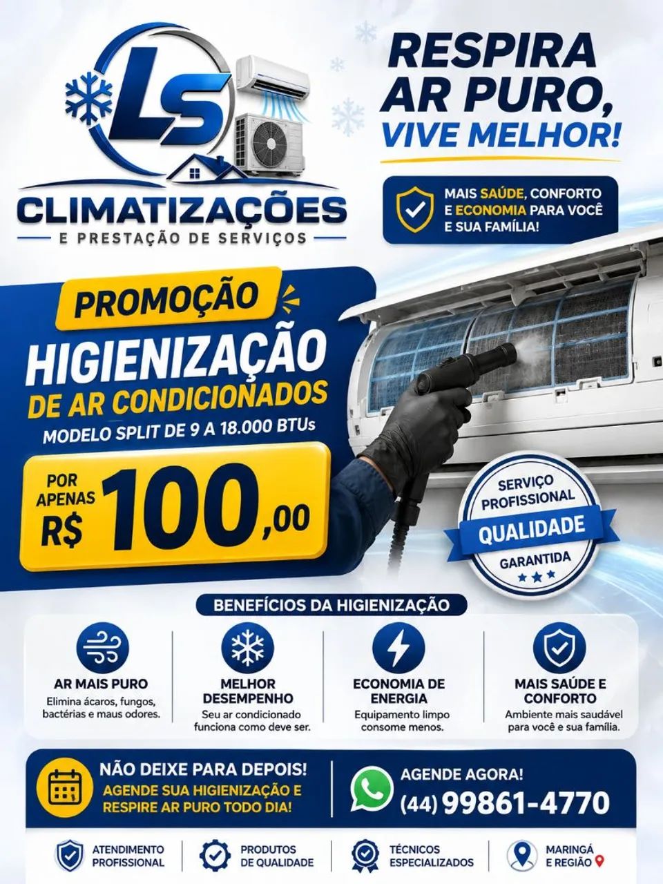 Limpeza de Ar Condicionados 