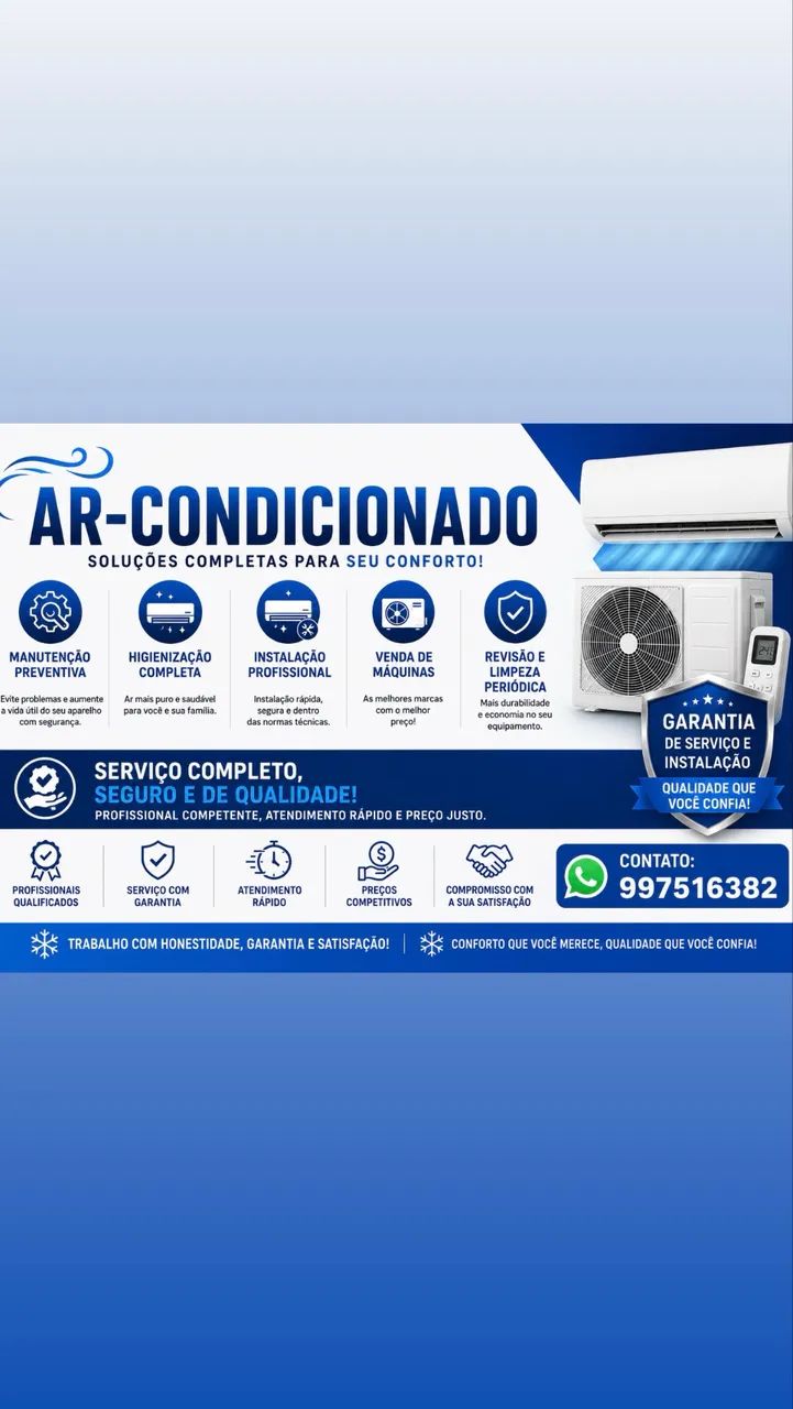 Serviço Completo de Ar-Condicionado