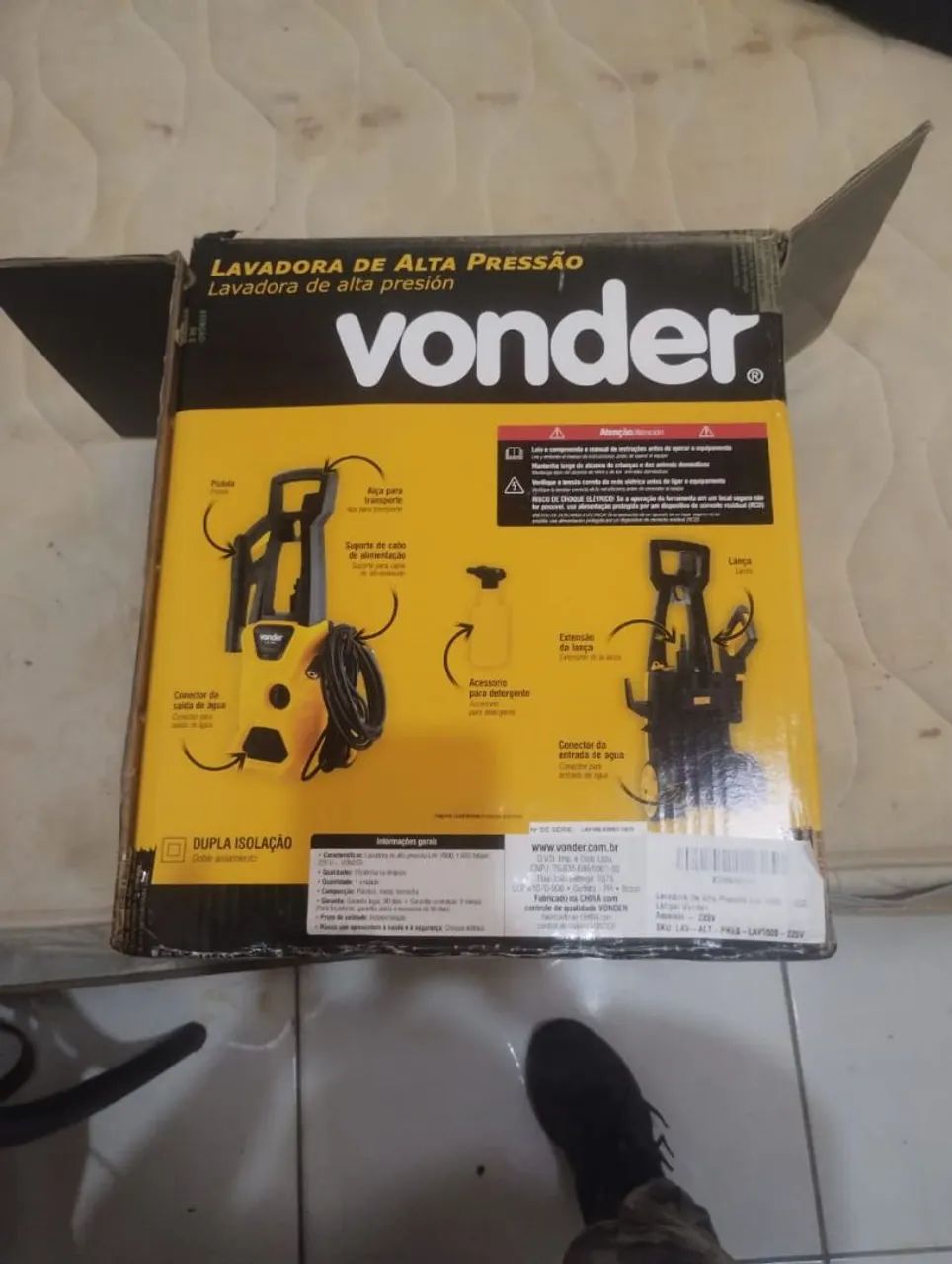 Lavadora de Alta pressão Vonder. - Foto 2