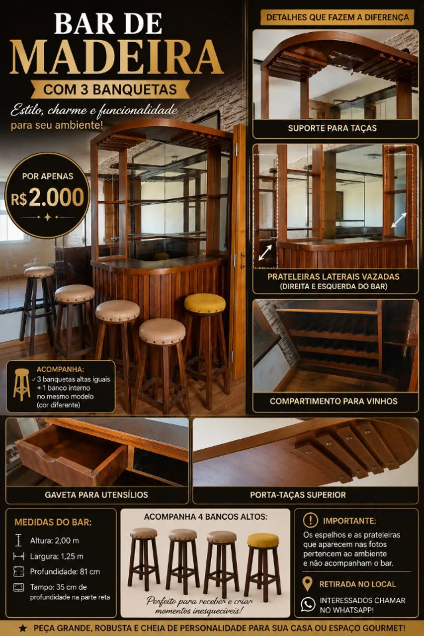 BAR DE MADEIRA