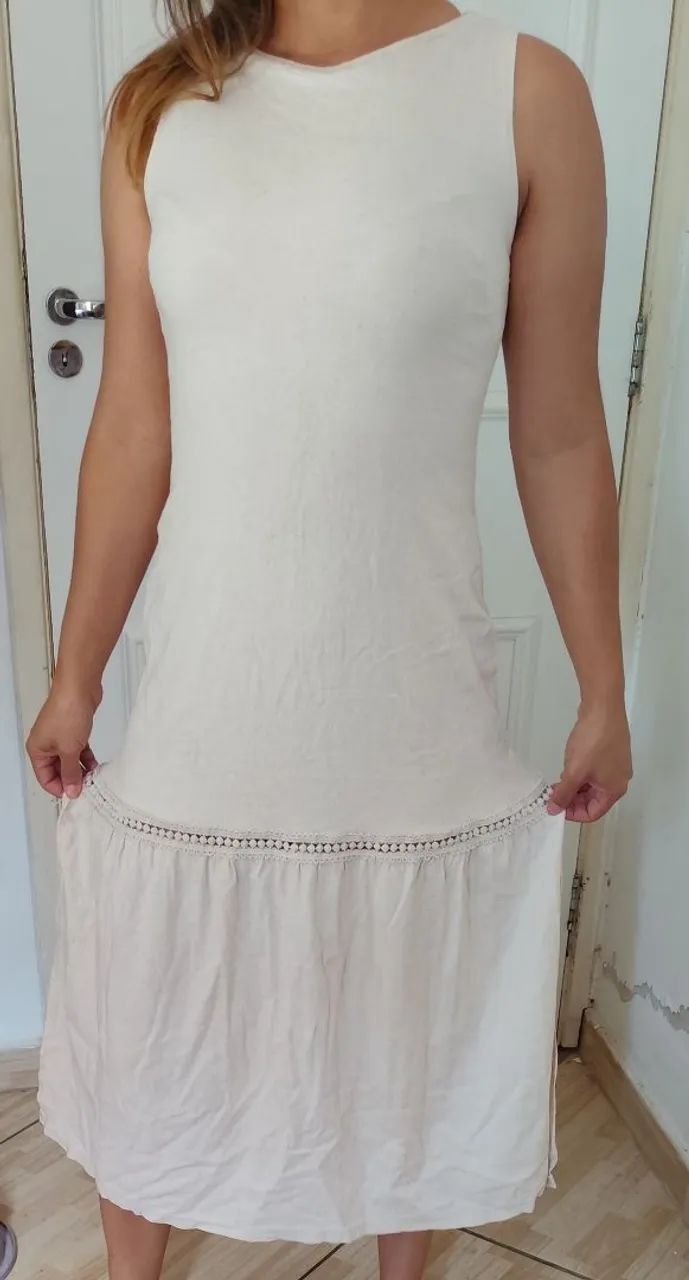 Vestido MIDI linho 