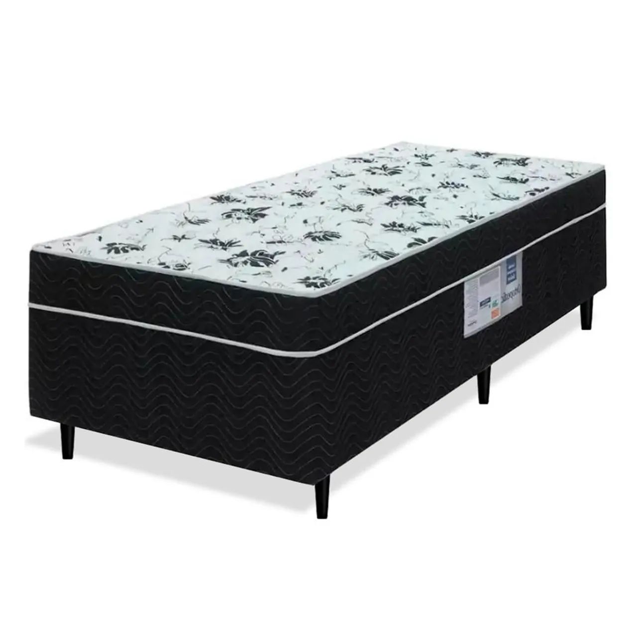 Cama Box de Solteiro - Conforto e Design Moderno - Foto 4