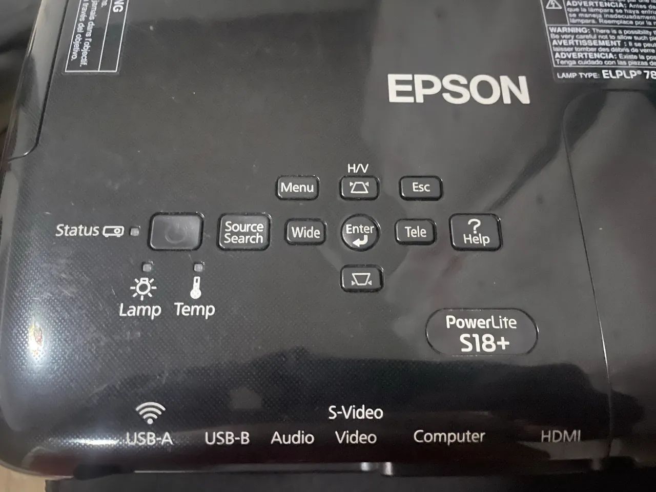 Projetor Epson S18+ excelente estado - Foto 2