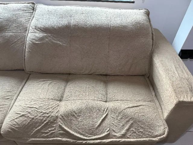 Vendo sofá retrátil usado com 3 metros de largura - Foto 5