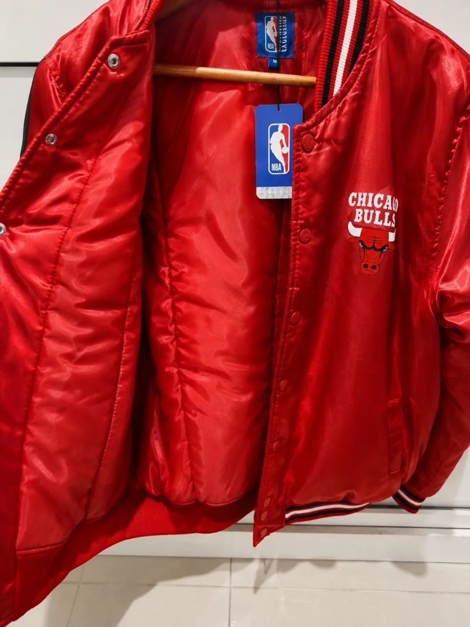 Jaqueta Cetim Chicago Bulls - Foto 3