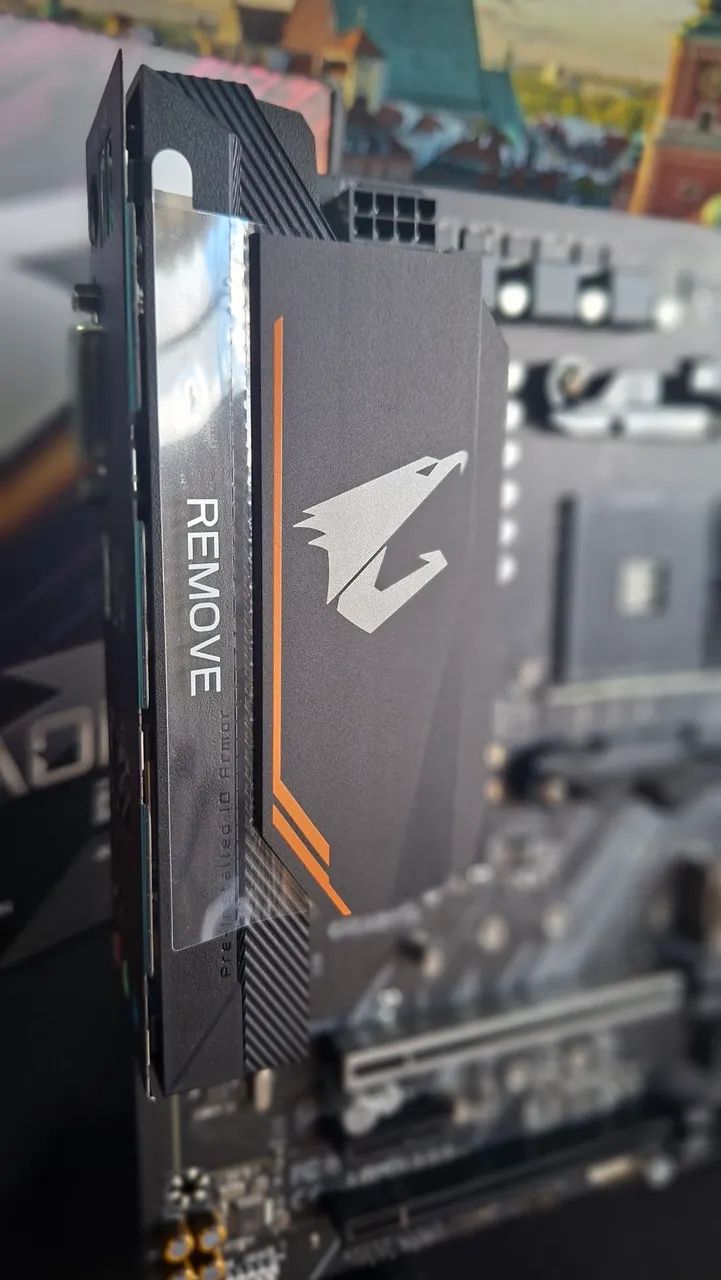 Placa Mãe AM4 - B550m Aorus Elite Gigabyte - Foto 5