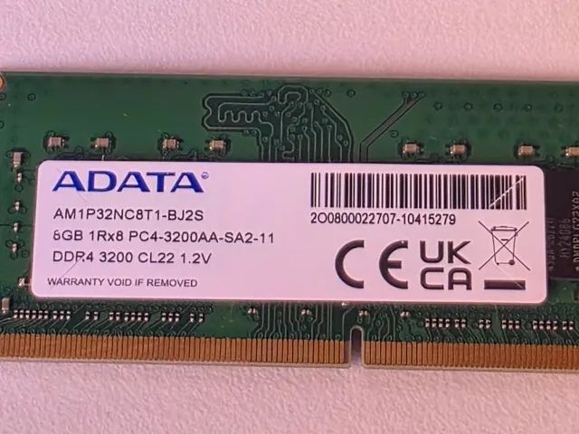 Memória Notebook ADATA 8GB, 3200MHz, DDR4 - Foto 2