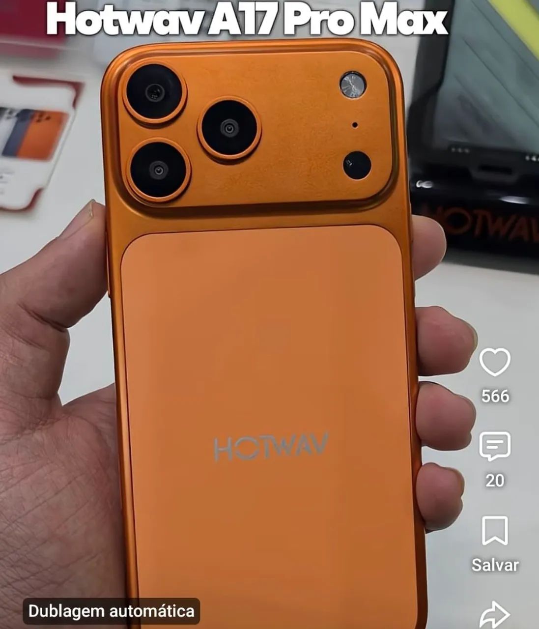 Celular A17 PRO MAX HOTWAV (LACRADO) LANÇAMENTO - Foto 5