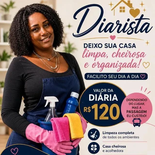 Contrate meus serviços e deixarei sua casa um brinco 