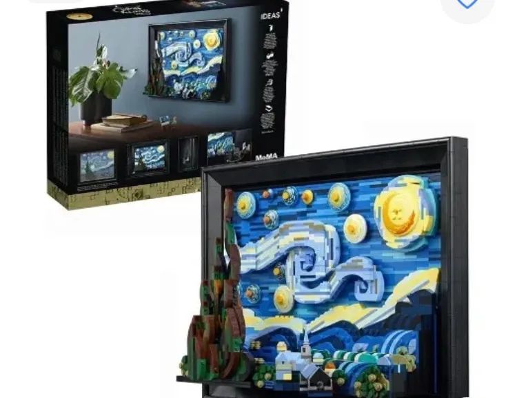 Lego Ideas - 21333 - Vincent Van Gogh Noite Estrelada - Foto 3