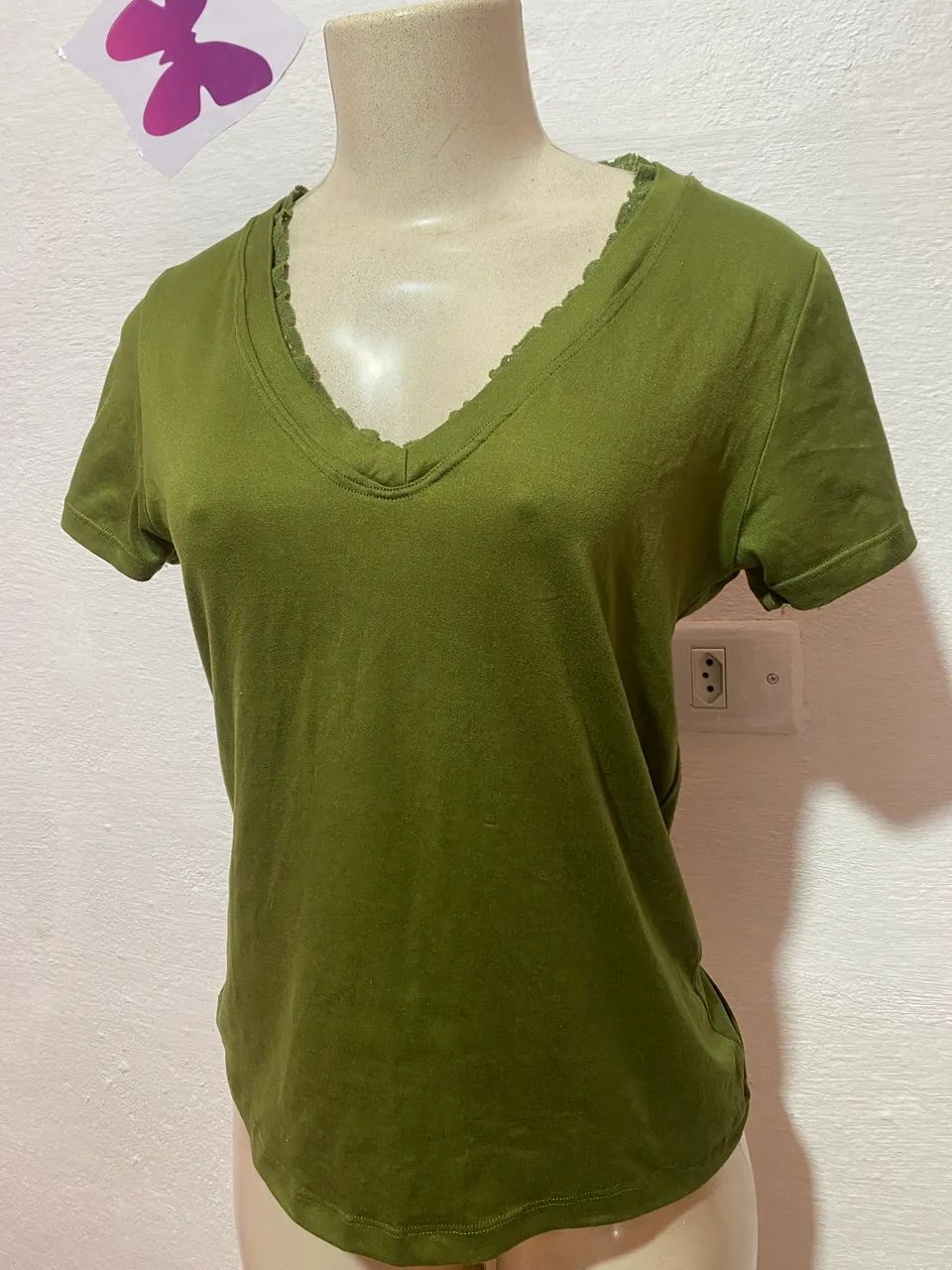 Kit com 3 blusas em suede confortável  - Foto 3