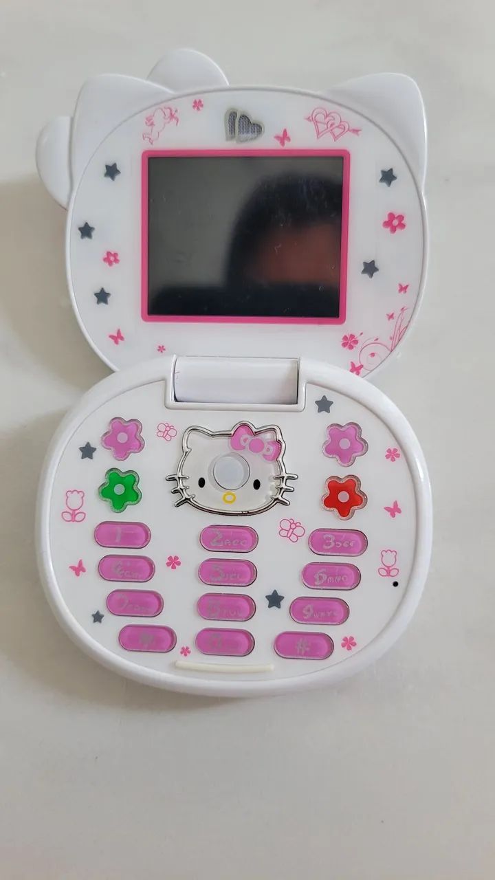 Telefone Flip Hello Kitty