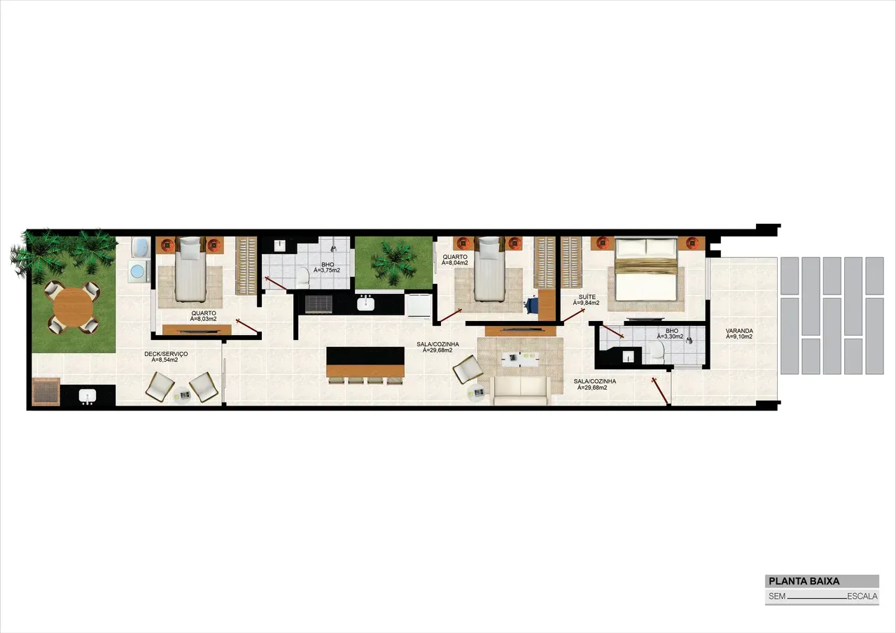 PLANTA 88m²