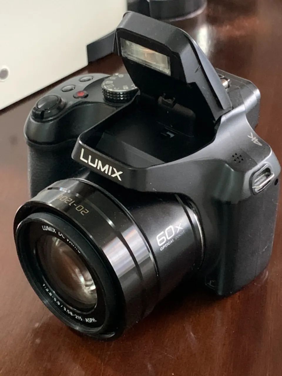 Câmera 4k 60x zoom Ver A Lua De Perto Panasonic Fz82 1200mm Usada (Usado)