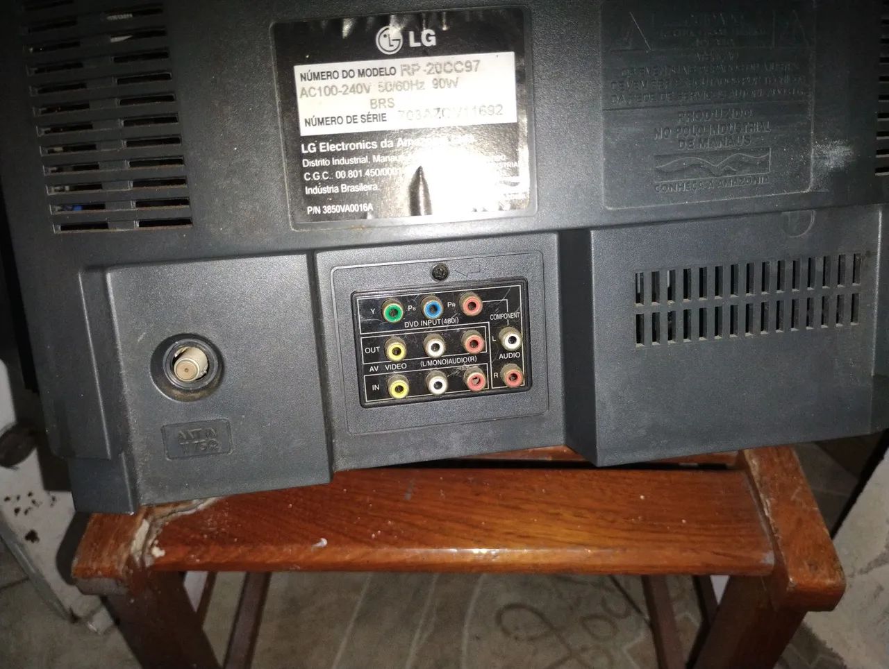 TV Tubo LG 20 Polegadas Modelo RP20CC97 Ótimo estado  - Foto 2