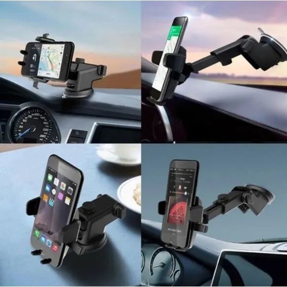  Suporte Veicular Celular Gps Ventosa Gruda Painel Automático - Foto 4
