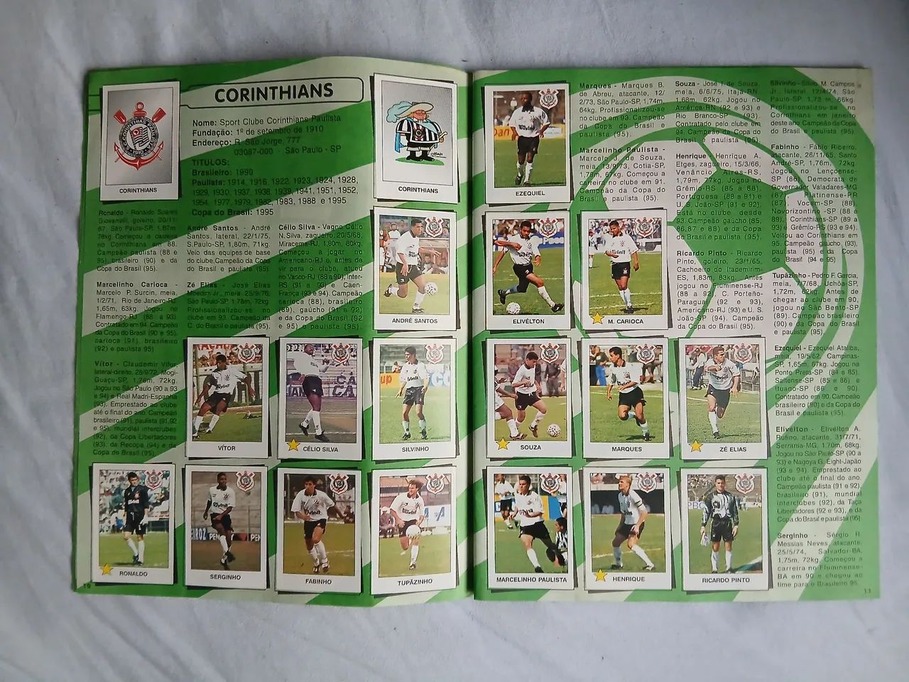 Álbum Campeonato Brasileiro de 1995 (completo) - Foto 5