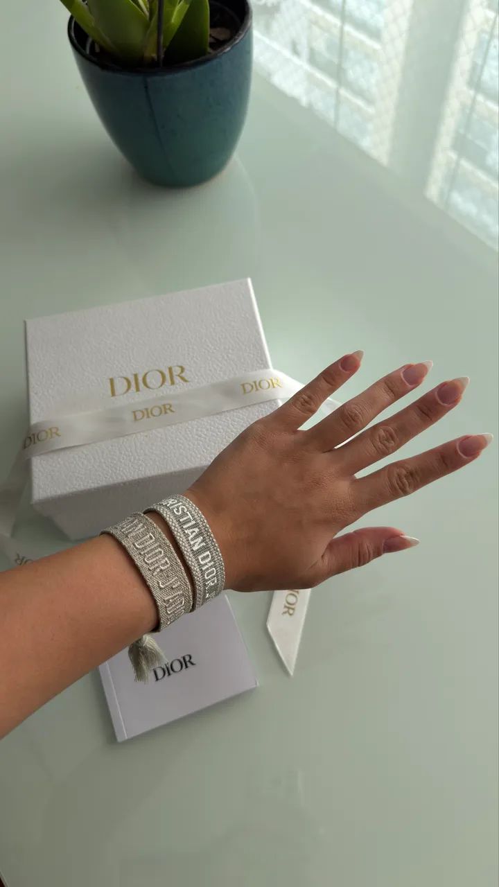 Kit 2 pulseiras christian Dior 