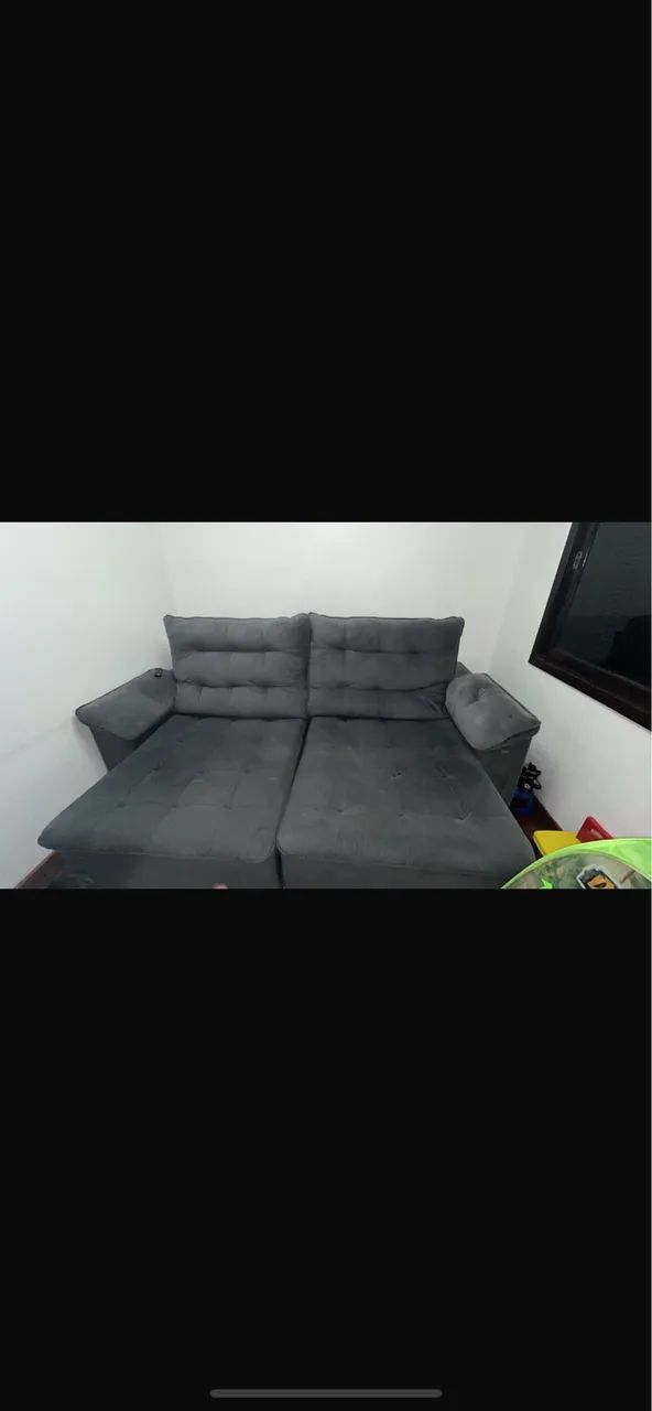 Sofá 4 lugares retrátil - Foto 4