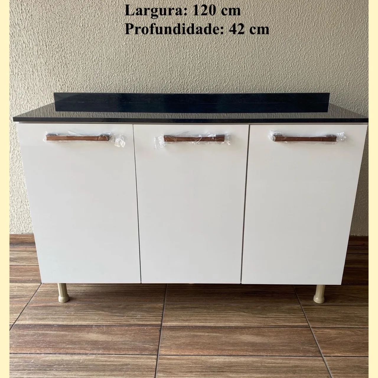 Balcão com tampo reto - entrego 