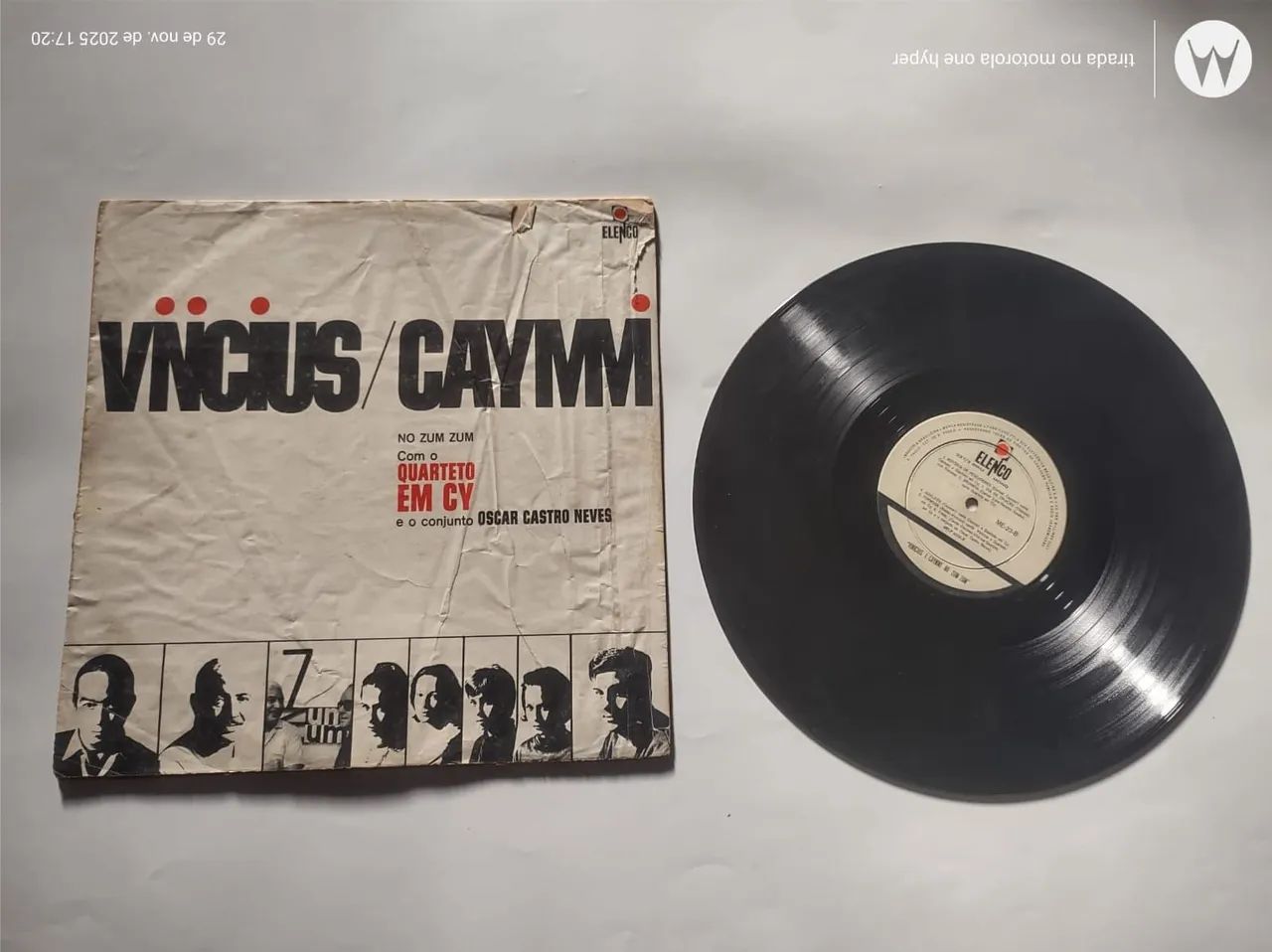 LP VINIL - *VINÍCIUS / CAYMM com quarteto em cy*