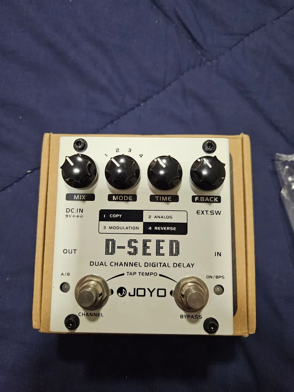 Pedal D-Seed Joyo Delay (openbox) - Instrumentos musicais