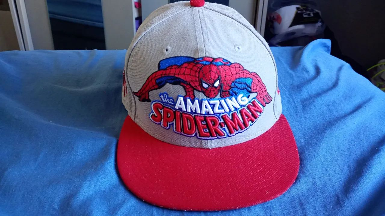 New Era 59FIFTY Spider-man Marvel original em perfeito estado 