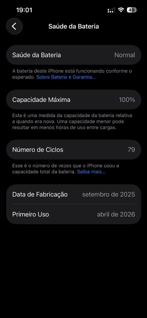 Iphone 16e 128gb praticamente novo. - Foto 4
