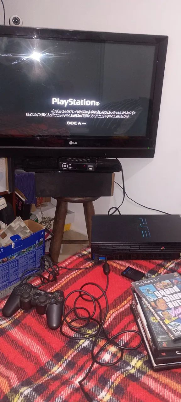 PS2 fat zerado na cx 