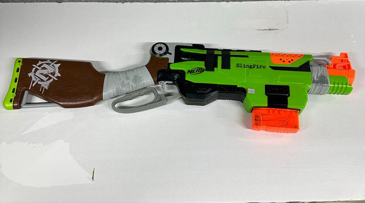 Nerf original, com dardos, pente