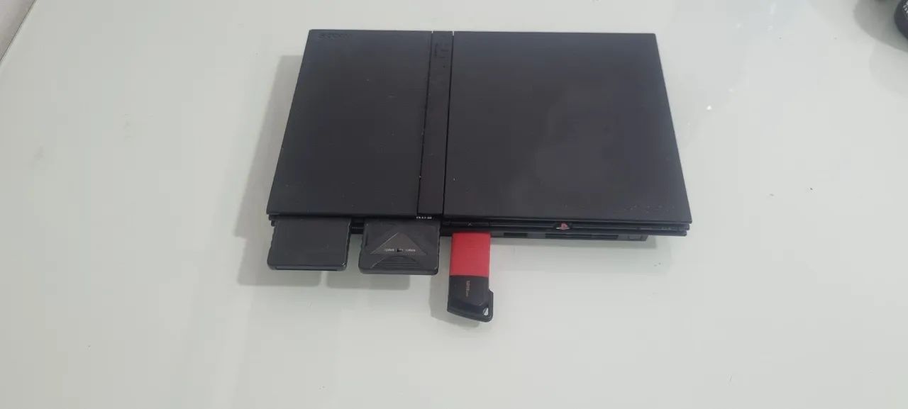 Playstation 2 slim (funcionando, sem leitor) - Foto 2