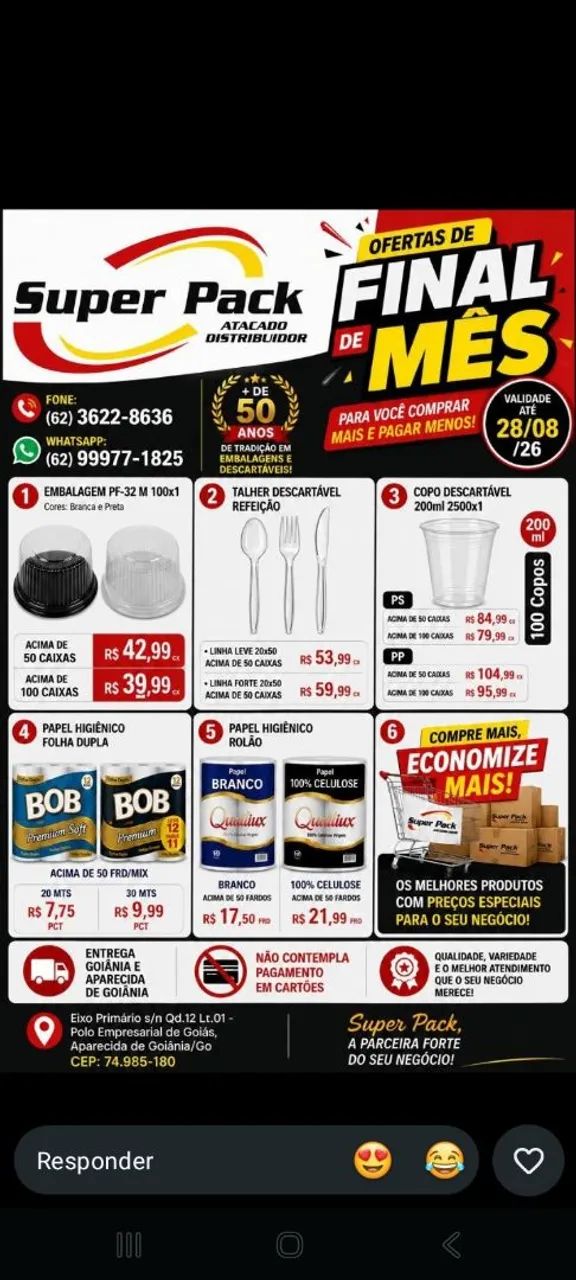 PROMOÇÃO PARA ATACADO 