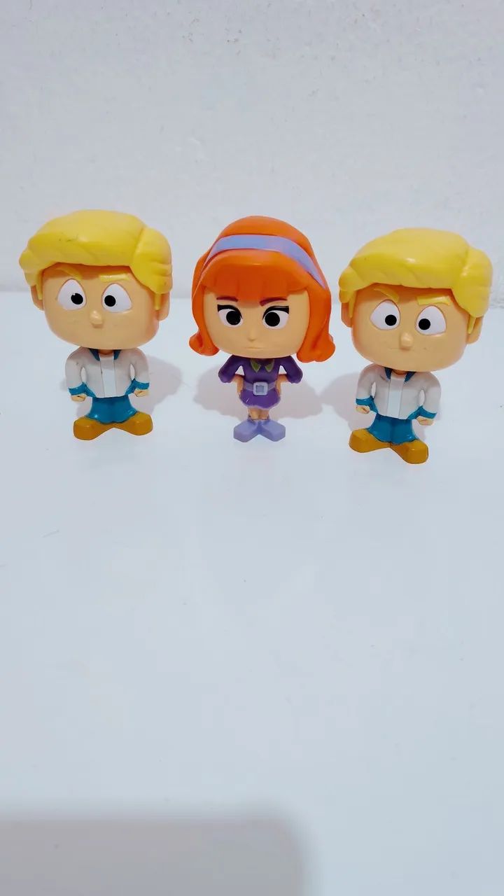 Bonecos Scooby Soo MC Donald's Daphne e Bobble Head.