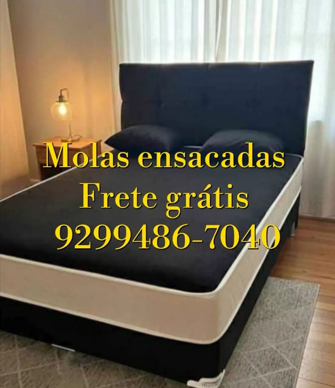 Cama disponível - molas ensacadas - frete grátis 
