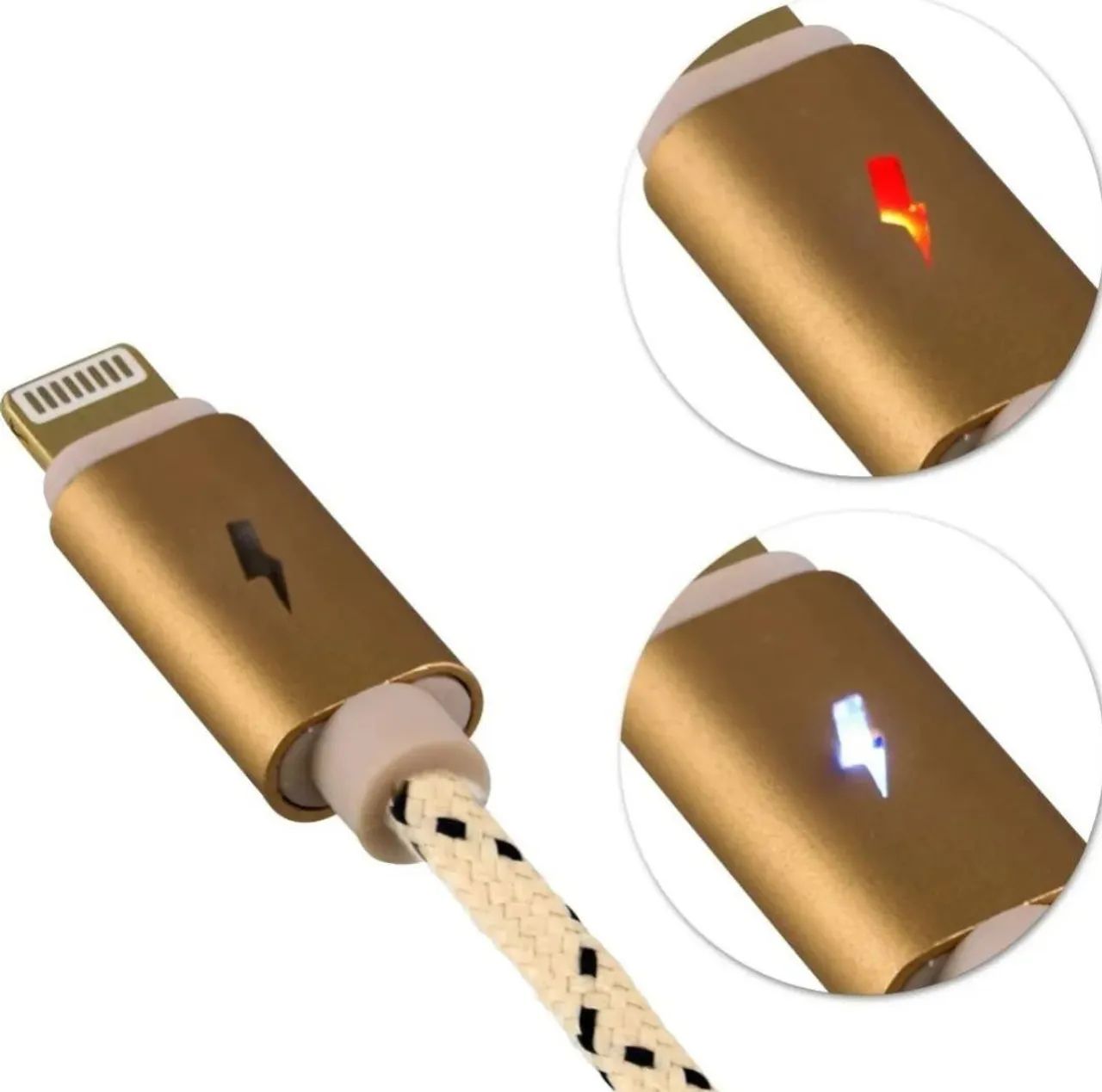 Cabo iPhone com led - Foto 2