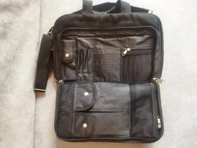 Pasta executiva multiuso nylon com 4 divisões e bolsos - Bolsas
