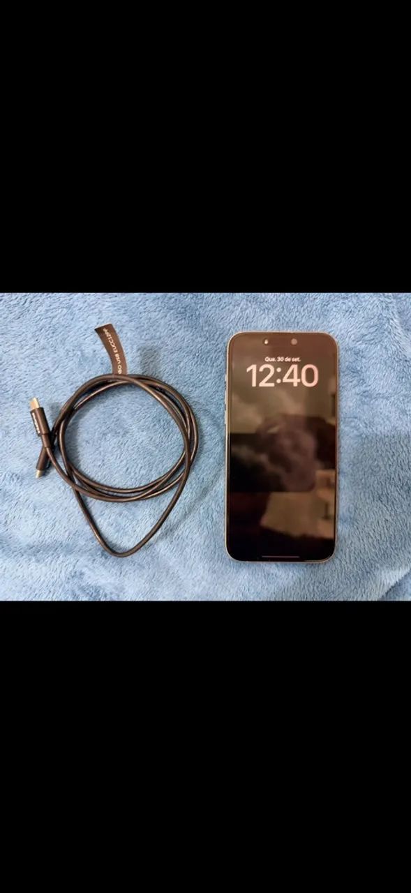 IPHONE 15 pro max 256 bateria 77% - Foto 2