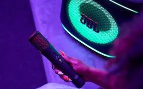 Caixa de Som JBL Partybox Encore 2 Com Microfones - Foto 4