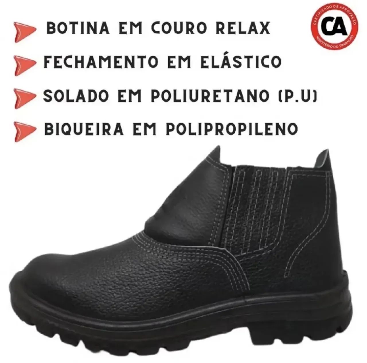 Botina de Segurança Cartom - Foto 2