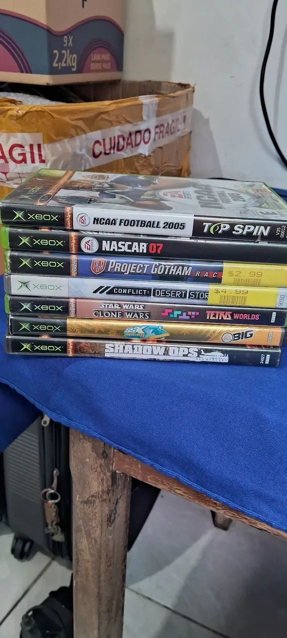 Lote de jogos xbox clássico originais americanos 
