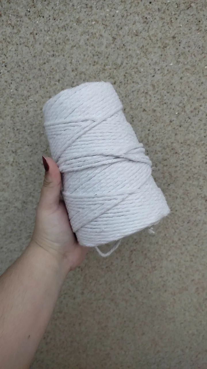 Rolo de cordão para crochê
