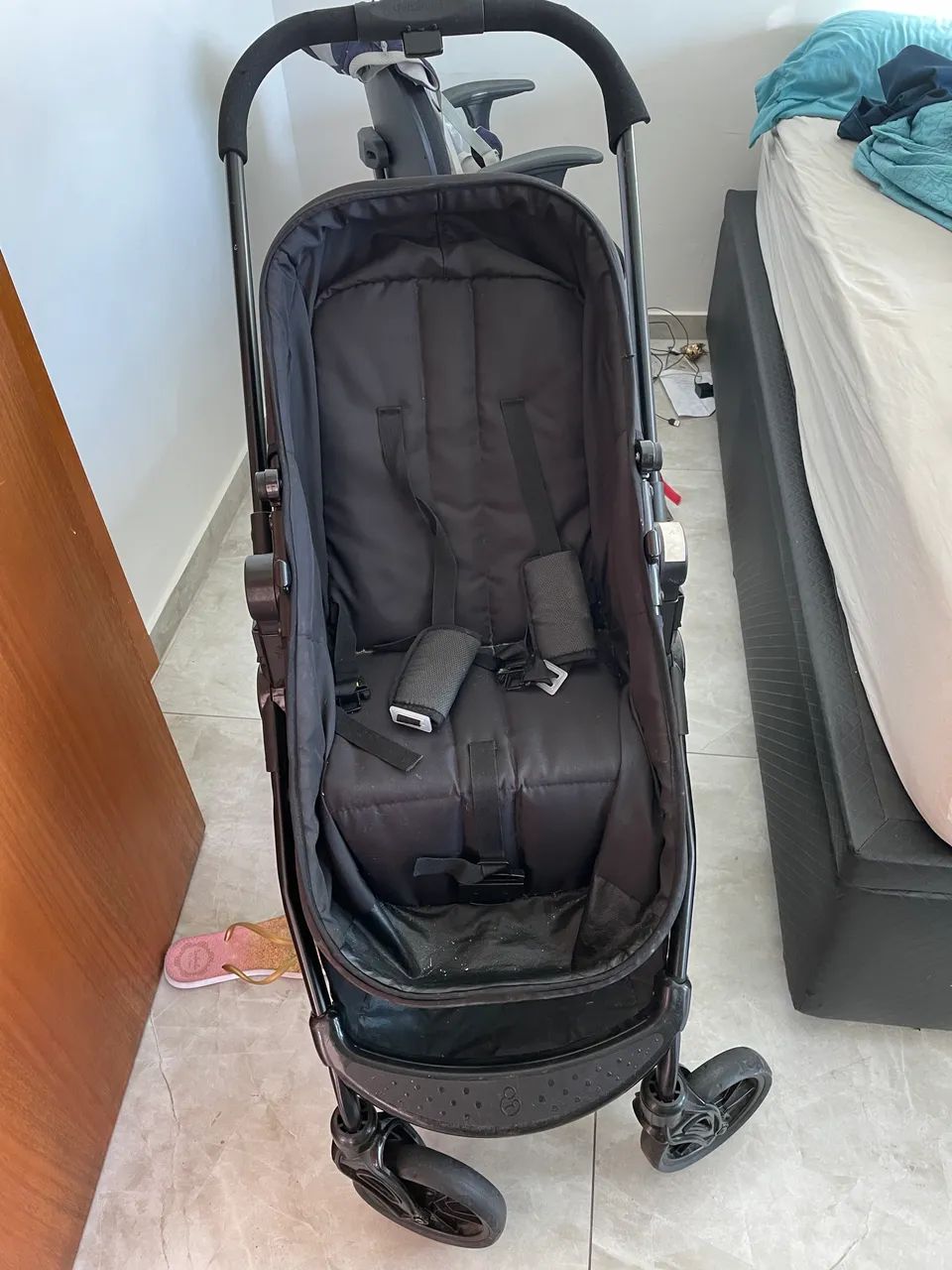 Carrinho de bebê galzerano + bebê conforto  - Foto 2