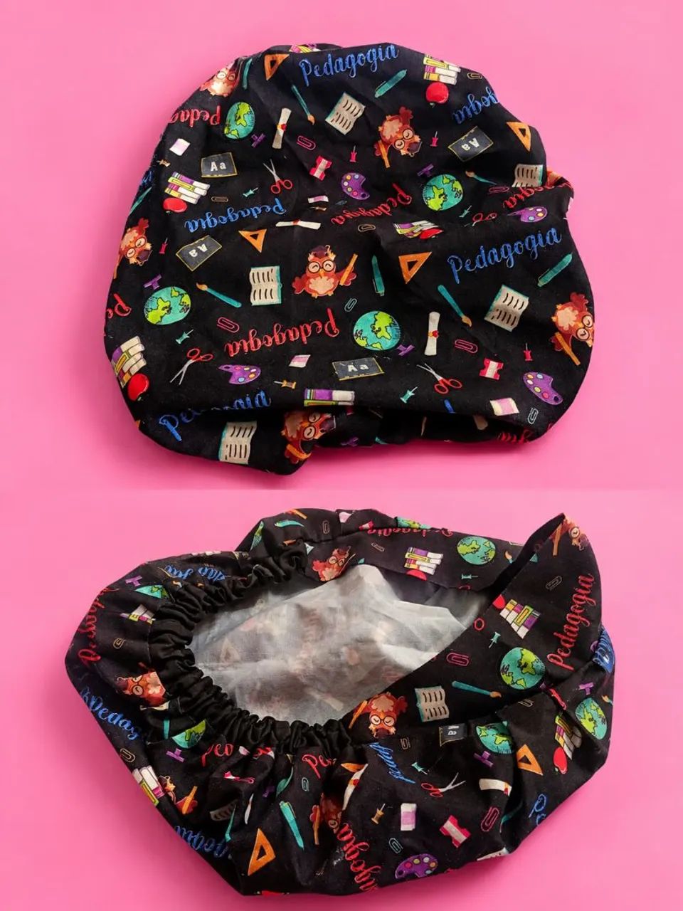 Touca de Cetim Pedagogia - Proteção para os Cabelos