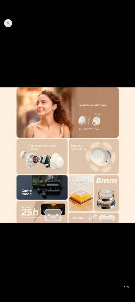Fone BLUETOOTH TW969 LITE - Foto 4