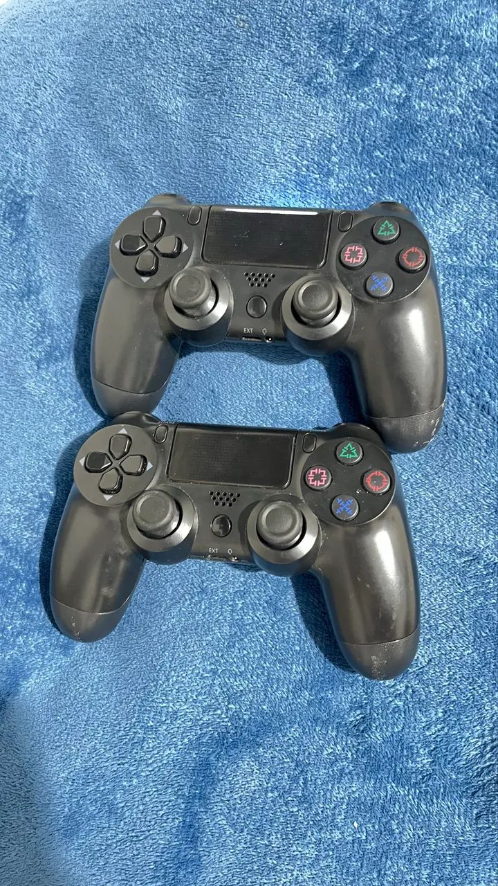 2 controle de Plastation 4 funcionando 