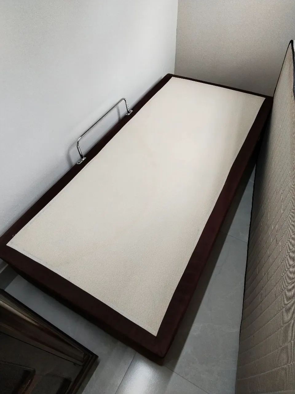 Cama baú com colchão Ortobom solteiro  - Foto 3