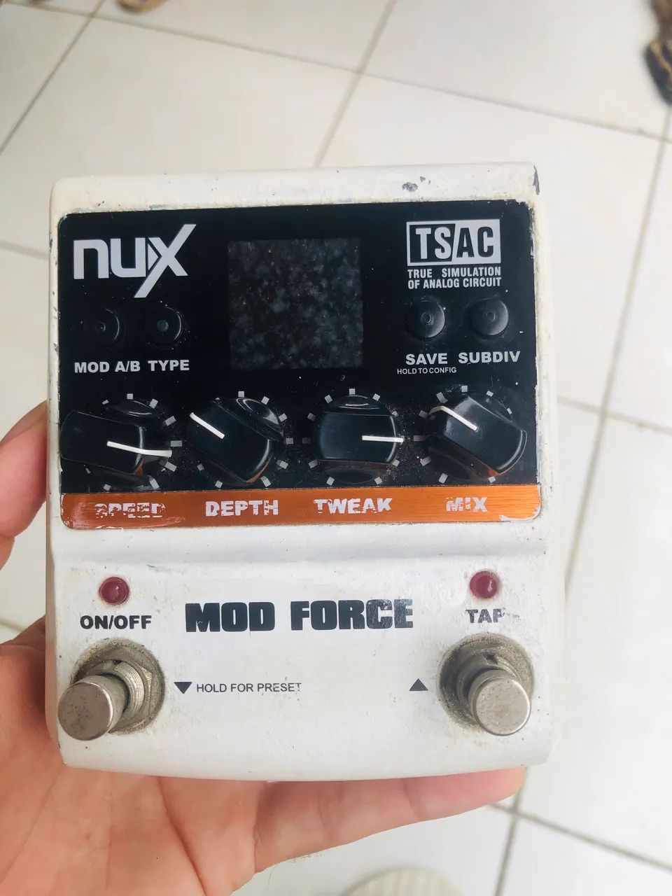 Pedal nux mod force 