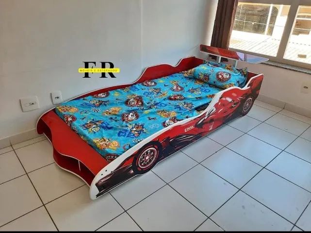 CAMA INFANTIL CARRO F1 GELIUS ( Novo Direto da Fabrica )  - Foto 3